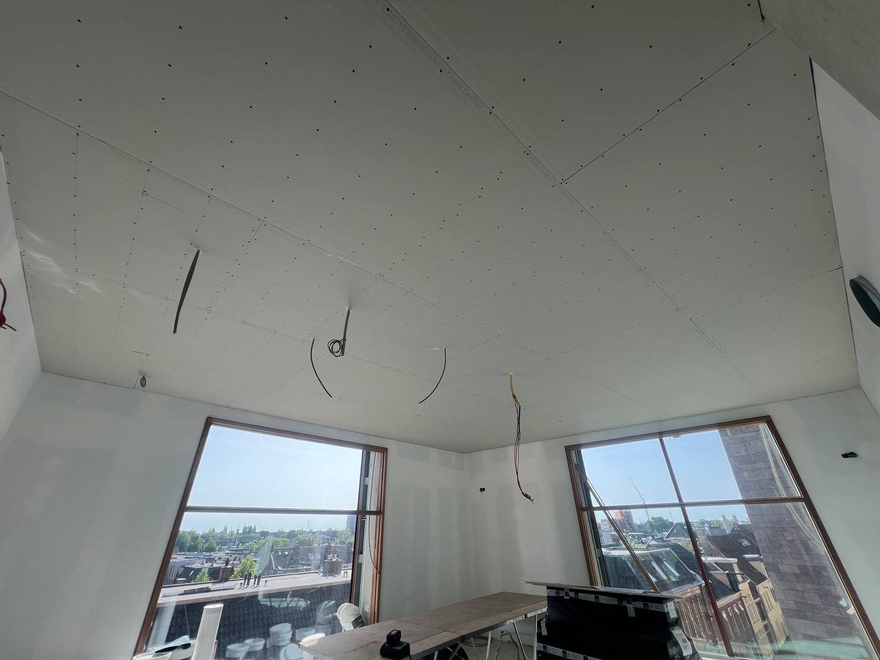 Gipswerk en drywall project door Farwood Timmerwerken in Groningen — Farwood Timmerwerken